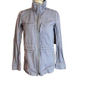 Madewell Fleet Jacket XS Womens Grey Long Sleeve Full Zip Size Extra Small